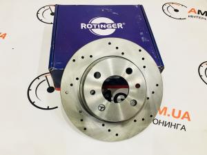 Купить Тормозные диски ВАЗ 2108-099 передние с перфорацией (ROTINGER)